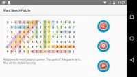 Word Search puzzle - find hidden words on board Screen Shot 3