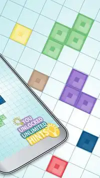 Warna Blok Puzzle Permainan Screen Shot 1