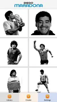 Diego Maradona Color by Number - Pixel Art Game Screen Shot 0