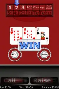 Red Dog Poker Screen Shot 2