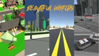 Road Rage – Car Crash City Endless Runner Racing Screen Shot 1