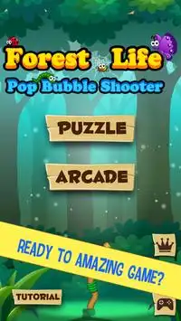 Forest Life Pop Bubble Shooter Screen Shot 0