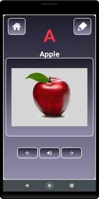 AtoZ Fruits Name Screen Shot 0