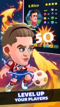 Head Soccer Heroes 2018 - Football Game Screen Shot 2