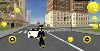 Neon Spider Stickman Rope Hero City Gangstar Crime Screen Shot 0