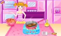 Cozinhar hamburguer e fritadas : Jogos para Menina Screen Shot 3