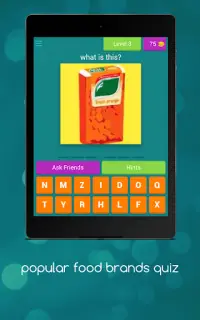 kuis merek makanan populer Screen Shot 14