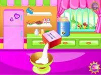 Peach ice cream cooking games Screen Shot 3