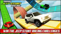 Ramp Jeep Stunts Racing : Racing Car Stunts Games Screen Shot 0