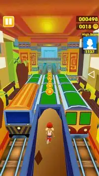 Subway Princess Endless Runner - Train Surf Screen Shot 3