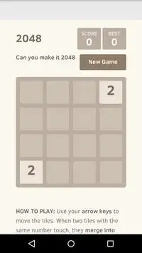 2048 Lite Screen Shot 0