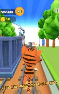 Subway Cat Run Surf - Dash Screen Shot 2