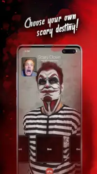 Uccisore Clown Videochiamata Gioco di sms Simulato Screen Shot 2