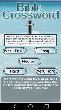 Bible Crossword FREE Screen Shot 0
