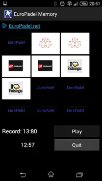 EuroPadel Memory Screen Shot 0