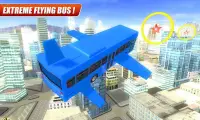 Impossible Flying Bus Stunts Screen Shot 3