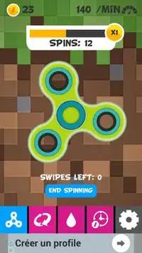 Fidget Spinner simulator Screen Shot 0