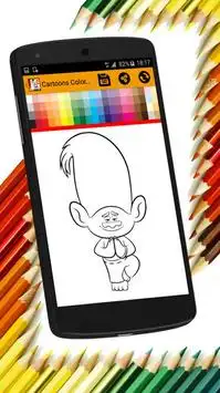Cartoons Coloring Pages Screen Shot 4