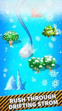 Shadow ball game - Drift in Snow and Fire Screen Shot 2