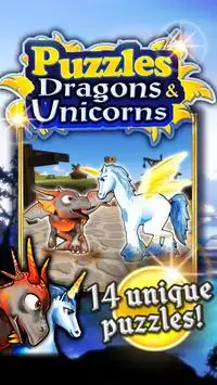 Puzzles Dragons & Unicorns HD Screen Shot 0