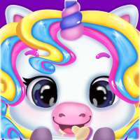 Newborn unicorn care game