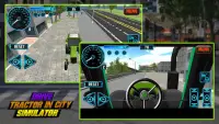 Drive Tractor in City Simulator Screen Shot 2