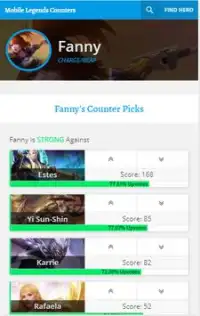 Mobile Legends Counters Screen Shot 1