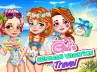Girl's Summer Vacation Travel Screen Shot 8