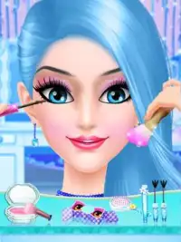 Ice Queen Makeup: Ice Princess Salon Screen Shot 2