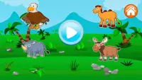 Веселые Животные для Детей - Развивающие пазлы Screen Shot 3
