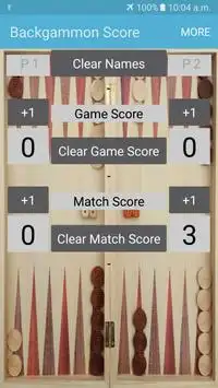 Backgammon Score Screen Shot 0