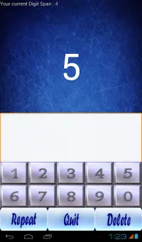 Digit Span - Memory Game Screen Shot 4