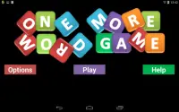 One More Word Game Screen Shot 0