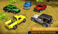 Offroad Jeep Truck Driving: Jeep Racing Games 2019 Screen Shot 7