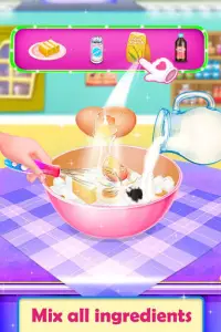 Pembuat Kue Dessert Chef Games Screen Shot 1