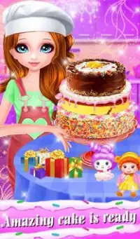 Cake Maker! Jogo de cozinhar bolo real! Screen Shot 7