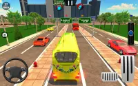 Airport Bus Simulator: City Coach Driving Games Screen Shot 1