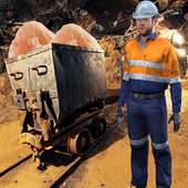 salt mining digger truck drive