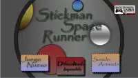 Stickman Space Runner Screen Shot 0