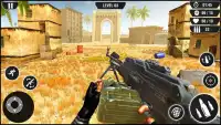 युद्ध बंदूक खेल सबसे अच्छा खेल ऑफ़लाइन शूटिंग Screen Shot 1
