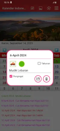 Kalender Indonesia Screen Shot 2