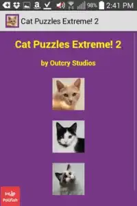 Cat Puzzles Extreme! 2 Screen Shot 0