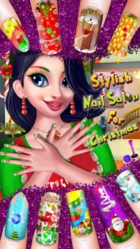 Stylish Nail Salon For Christmas Screen Shot 4