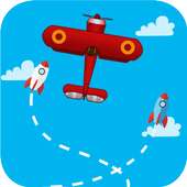 Go Planes!: Missiles Dodge Game-Flying Plane Games