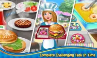 Crazy Burger Recipe Cooking Game: Chef Stories Screen Shot 1