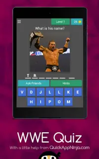 WWE Quiz Screen Shot 6