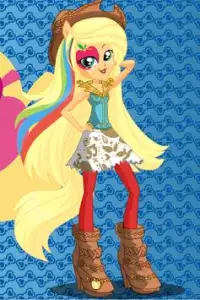 Rocks Style Pony Girls Dress Up MLPEG Screen Shot 0