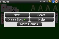 FreeCell Solitaire Screen Shot 1