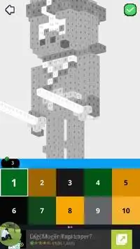 3D Superhero Lego Color by Number - Pixel art Screen Shot 1