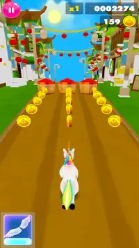 Unicorn Rainbow Pony Runner Screen Shot 6